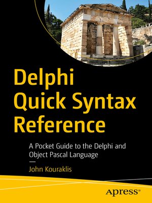 cover image of Delphi Quick Syntax Reference